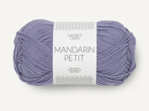 Sandnes Garn dünne weiche Baumwolle Mandarin Petit 5252 lilla skumring