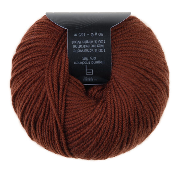 Atelier Zitron Merinowolle extrafine Herbstwind 43 rehbraun