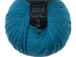 Atelier Zitron Merinowolle extrafine Herbstwind 45 karibikblau
