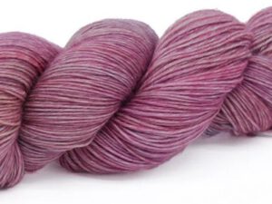 Laneras Barefoot 100% Superwash Uruguayan Polwarth Wolle handgefärbt 4-Ply Fb. Dusty Rose