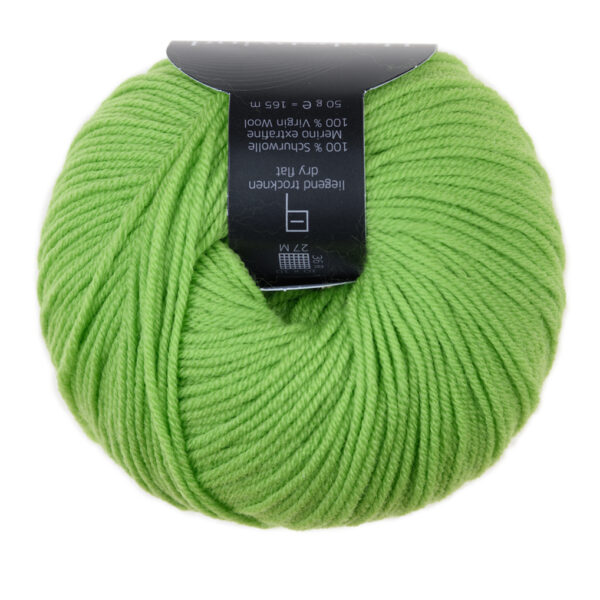 Atelier Zitron Merinowolle extrafine Herbstwind 46 apfelgrün