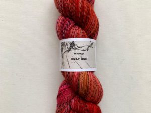Handgefärbte Wolle von Franziska Uhl, Melange ONLY ONE 68