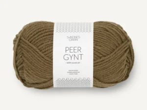 Sandnes Garn Peer Gynt Reine Wolle aus Norwegen 4-fädig dk 9873 dark olive