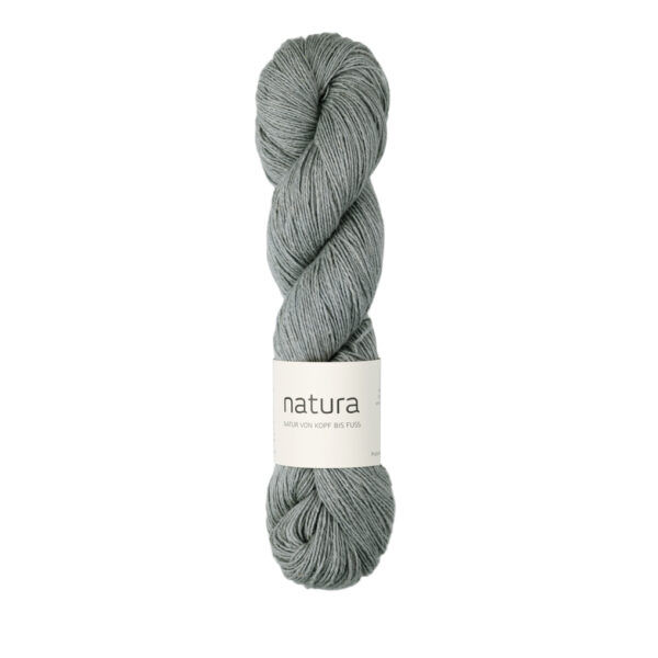 Atelier Zitron natura Mischung aus Merino-Schurwolle, Baumwolle und Leinen 100g Fb. 2412 hellgrau