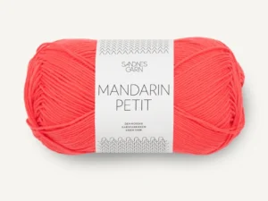 Sandnes Garn dünne weiche Baumwolle Mandarin Petit 4108 flame scarlet