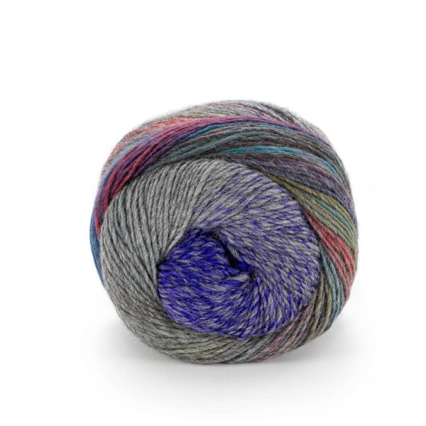 Laines du Nord Poema Color reine Schurwolle Dochtgarn phantasievoller Farbverlauf 707