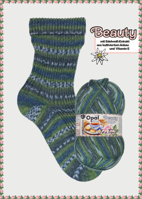Opal 4-fach Beauty Tea Time mit Edelweiß-Extrakt und Vitamin E Fb. 11512 Draussen nur Kännchen
