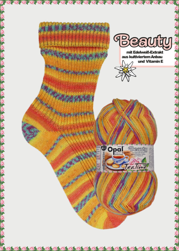 Opal 4-fach Beauty Tea Time mit Edelweiß-Extrakt und Vitamin E Fb. 11513 Biscuit