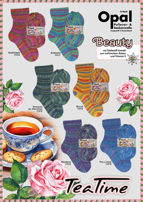 Opal 4-fach Beauty Tea Time mit Edelweiß-Extrakt und Vitamin E Fb. 11511 Ambiente – Bild 2