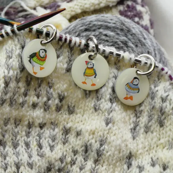 Emma Ball Maschenmarkierer KN05 Woolly Puffin