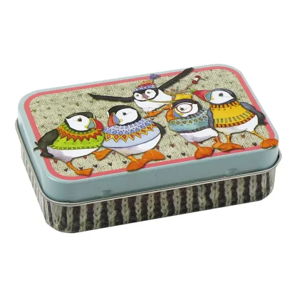 Emma Ball Mini-Dose mit Scharnieren T214 Woolly Puffin II