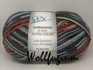 ONline Supersocke 6-f Sort. 389 Alpin Color 3196