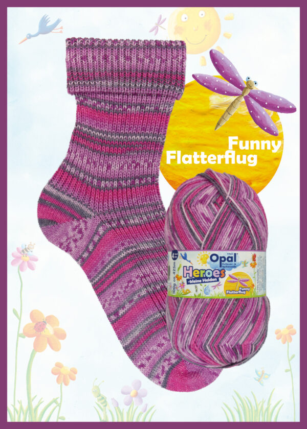 Opal 4-fach Heroes - kleine Helden 11545 Funny Flatterflug