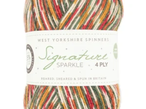 West Yorkshire Spinners Signature 4ply - Sparkle Christmas Collection - 1208 Yuletide