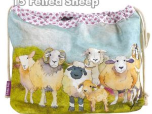Drawstring Bag_DRAW15-Felted-Sheep