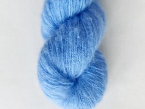 Lotus Yarn Brushed Cashmerino gebürstetes Kaschmir mit Merino 17 Cornflower
