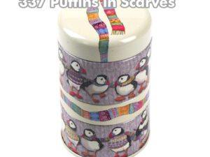 Stapelfähige_Dose_klein_T337_Puffins-in-Scarves