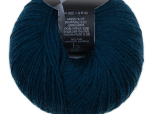 Atelier Zitron High Twist Concept, uni - mit Merino extrafine - 168 petrol