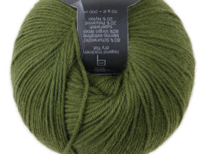 Atelier Zitron High Twist Concept, uni - mit Merino extrafine - 174 oliv