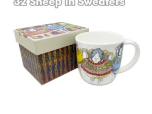 Emma Ball Tasse in Box - MUG32 Sheep in Sweaters
