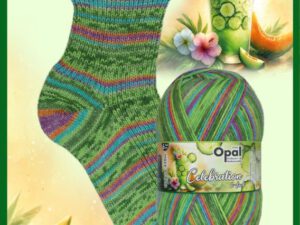Opal Pullover- & Sockenwolle 6-fach Celebration 11690 Verstrickter Gurkenzauber
